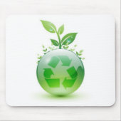 行く緑 マウスパッド (正面)