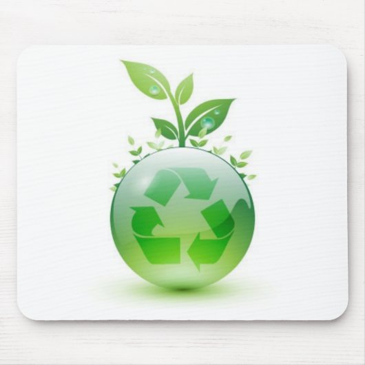 行く緑 マウスパッド (正面)