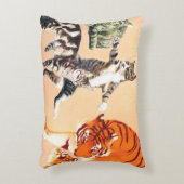 行く遊猫 アクセントクッション (正面(垂直))