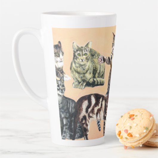 行く遊猫 カフェラテマグ (インサイチュ)