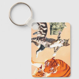 行く遊猫 キーホルダー