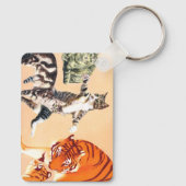 行く遊猫 キーホルダー (裏面)