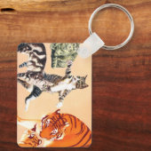 行く遊猫 キーホルダー (裏面)