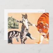 行く遊猫 シーズンポストカード (正面/裏面)