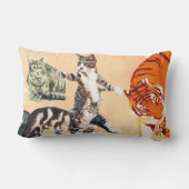 行く遊猫 ランバークッション (裏面)