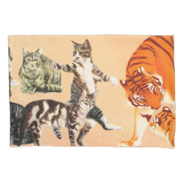 行く遊猫 枕カバー