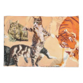 行く遊猫 枕カバー (裏面)