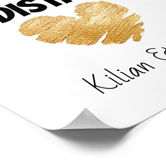 行く遠くにギフト、友情は距離Posを知らない ポスター (角)