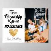 行く遠くにギフト、友情は距離Posを知らない ポスター (正面)