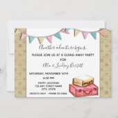 行く遠くにパーティの招待状 招待状 (正面)