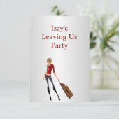行く遠くにパーティーイベント女の子と荷物 招待状 (スタンド正面)
