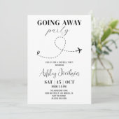 行く遠くにパーティーミニマル送別引っ越し遠くに 招待状 (スタンド正面)