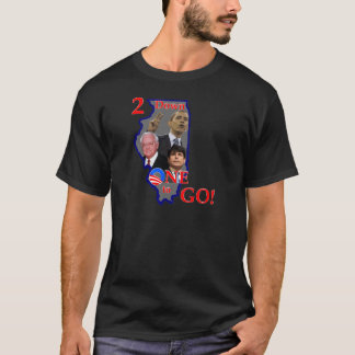 行く2down 1 tシャツ