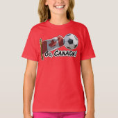 行く,カナダサッカーファン Tシャツ (正面)