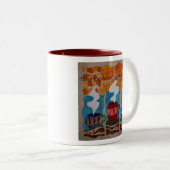 "行く" 3 Joesコーヒー・マグ ツートーンマグカップ (正面右)