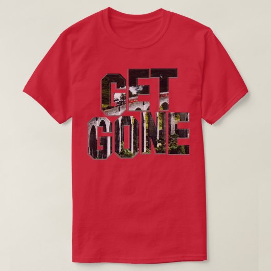 行く Tシャツ (デザイン正面)