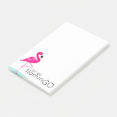 行くflaminGOピンクフラミンゴ投稿it notes ポストイット (アングル)