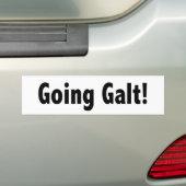 行くGalt バンパーステッカー (車上)
