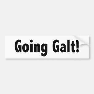 行くGalt バンパーステッカー
