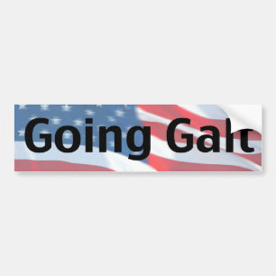 行くGalt バンパーステッカー
