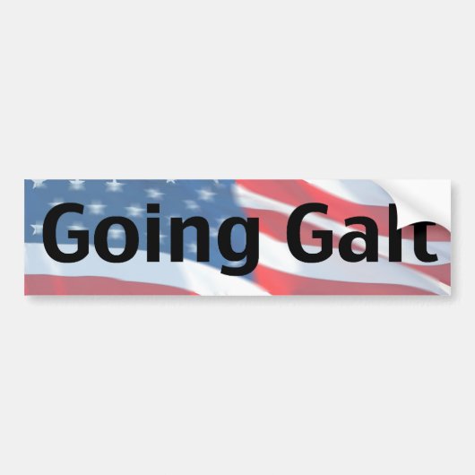 行くGalt バンパーステッカー (正面)