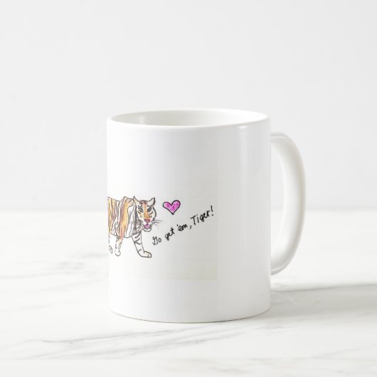 行けタイガーマグ コーヒーマグカップ (正面右)
