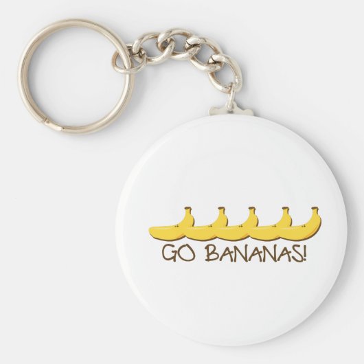 行けバナナ！ キーホルダー (正面)