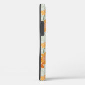 行けビーガン!1970かわいらし年代のレトロな消音の花 Case-Mate iPhoneケース (裏面 / 右)