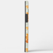 行けビーガン!1970かわいらし年代のレトロな消音の花 Case-Mate iPhoneケース (裏面 / 右)