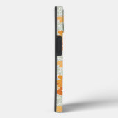 行けビーガン!1970かわいらし年代のレトロな消音の花 Case-Mate iPhoneケース (裏面 / 右)
