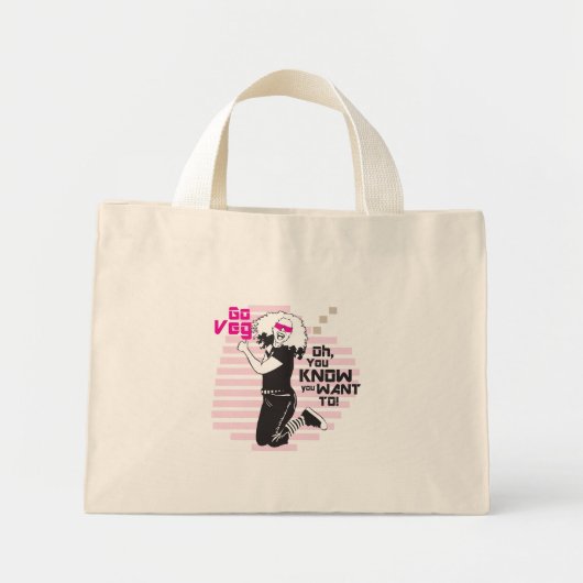 行けベグ！ ミニトートバッグ (正面)