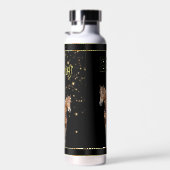 行けムスタングス！キッズスパーソナライズされたポーツチームトール ウォーターボトル (右面)