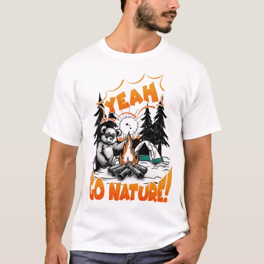 行け自然! Tシャツ (正面)