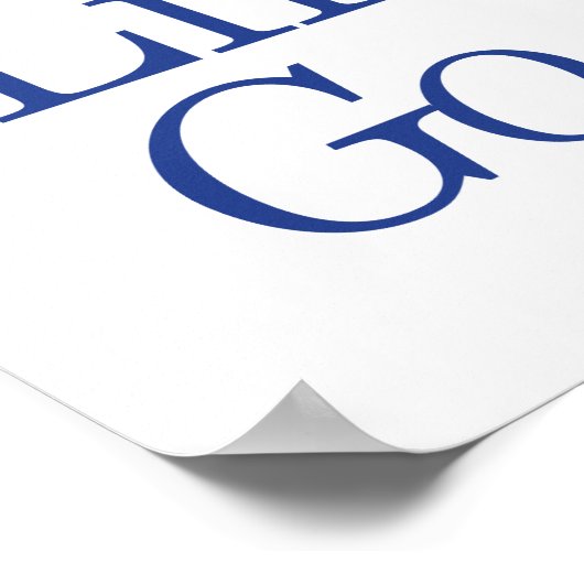 行け野鳥観察! ポスター (角)