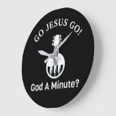 行け！ちょっと？大きな丸い壁時計 ラージ壁時計 (傾斜)