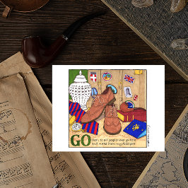 行け！はがき感動的 ポストカード