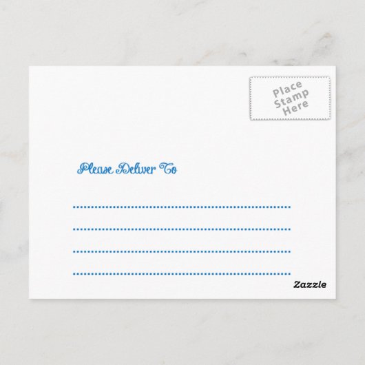 行け！はがき感動的 ポストカード (裏面)