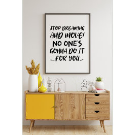 行け！やる気を起こさせる引用文 ポスター