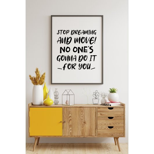 行け!やる気を起こさせる引用文 ポスター