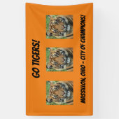 行け！バナー 横断幕 (縦)