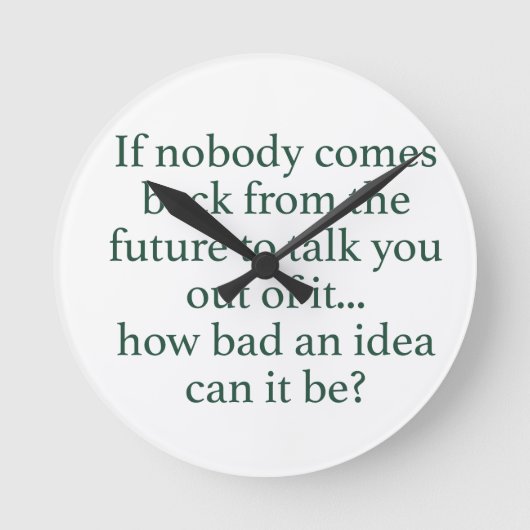 行け！ ラウンド壁時計 (正面)