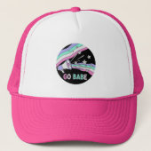 行け！レトロ野球ビーベストーカー帽📣💖 キャップ (正面)