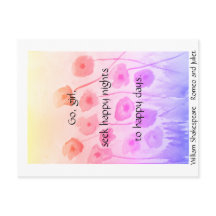 行け、女の子…(Romeo and Juliet)はがき