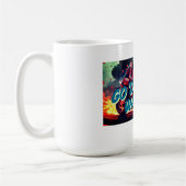 「行け。待たない – オートバイはっきりしたモチベーション引用文 コーヒーマグカップ (左)