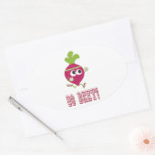行け! 楕円形シール (封筒)
