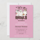 行こうぜゴールズハロウィーン誕生日 招待状 (正面)