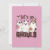 行こうぜゴールズハロウィーン誕生日 招待状 (裏面)