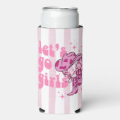 行こうぜ！ディスコカウガール・バチェロレッテ・パーティ スリム缶クーラー (Seltzer正面)