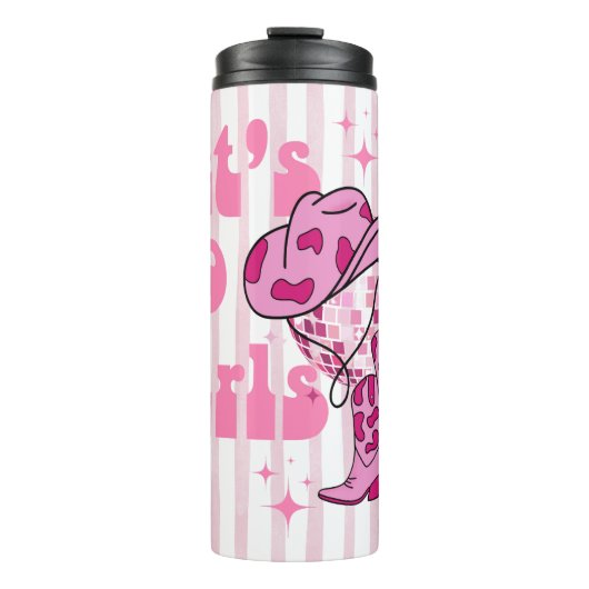 行こうぜ！ディスコカウガール・バチェロレッテ・パーティ タンブラー (正面)