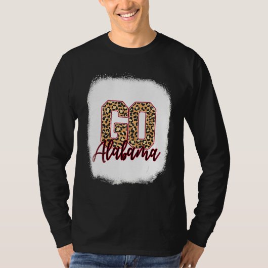 行こうアラバマすべての潮はクリムゾンブル Tシャツ (正面)